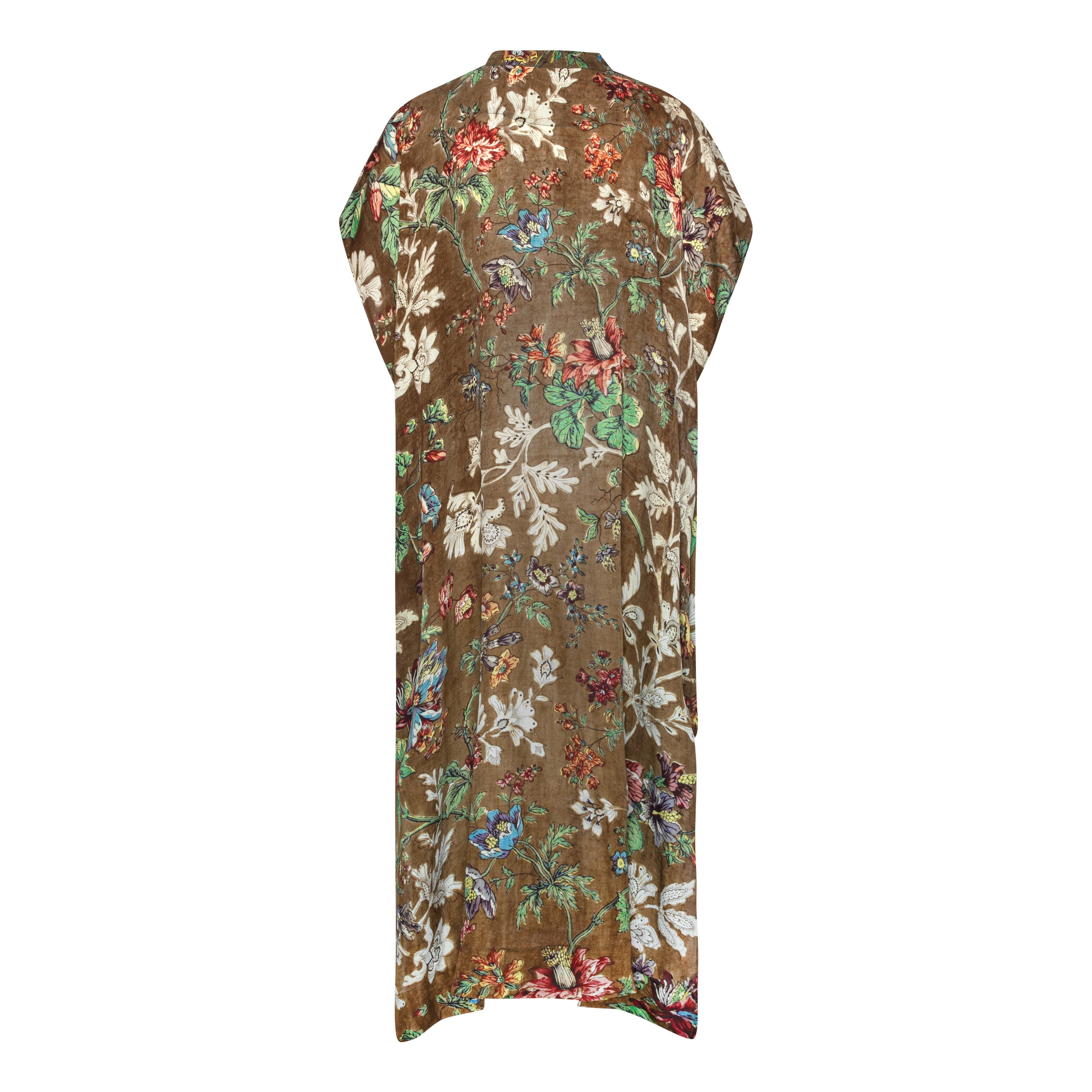 Tapis Noir Amane Smal Kaftan Dress Brun