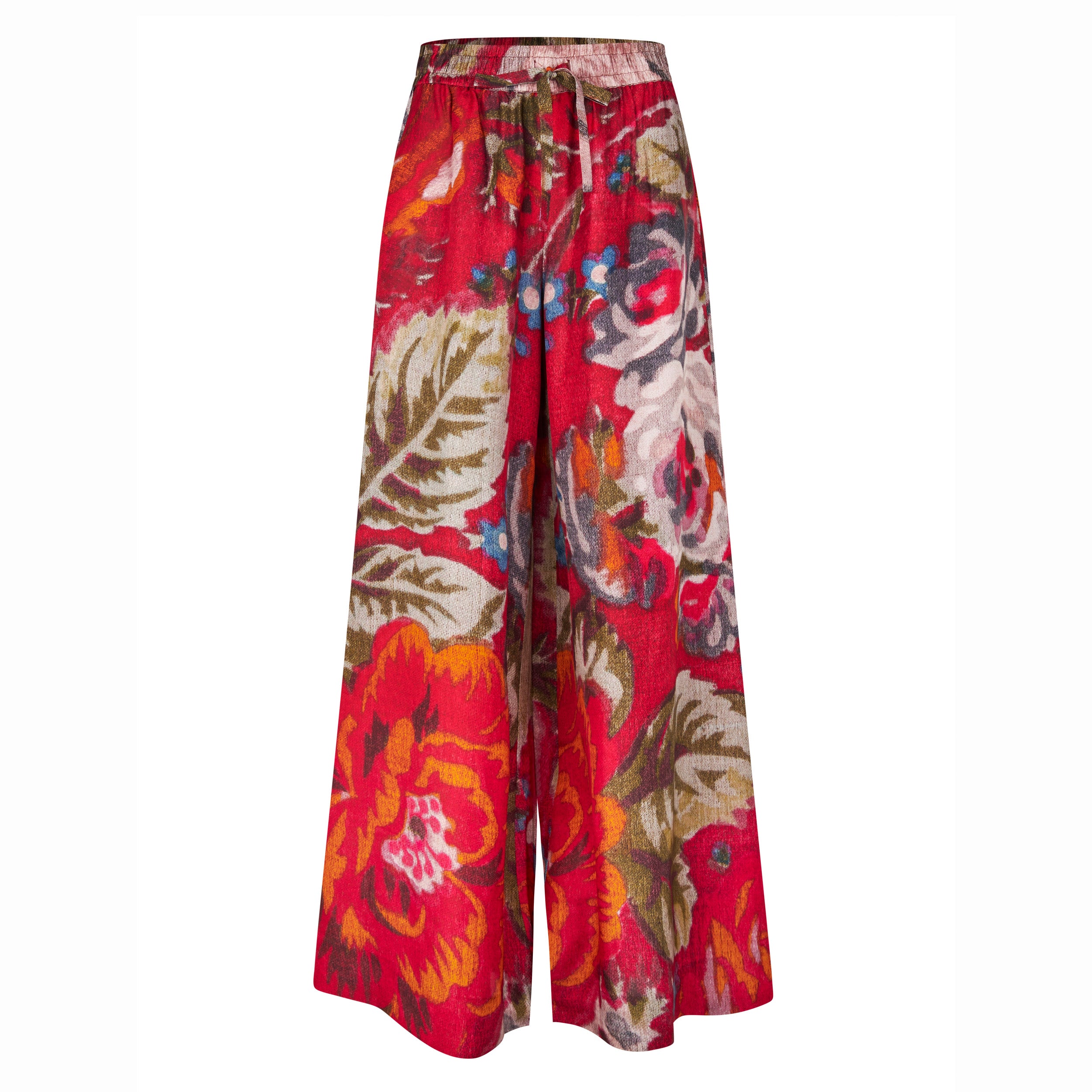 Tapis Noir Cara Silke Palazzo Bukser - Pink Pants Pink