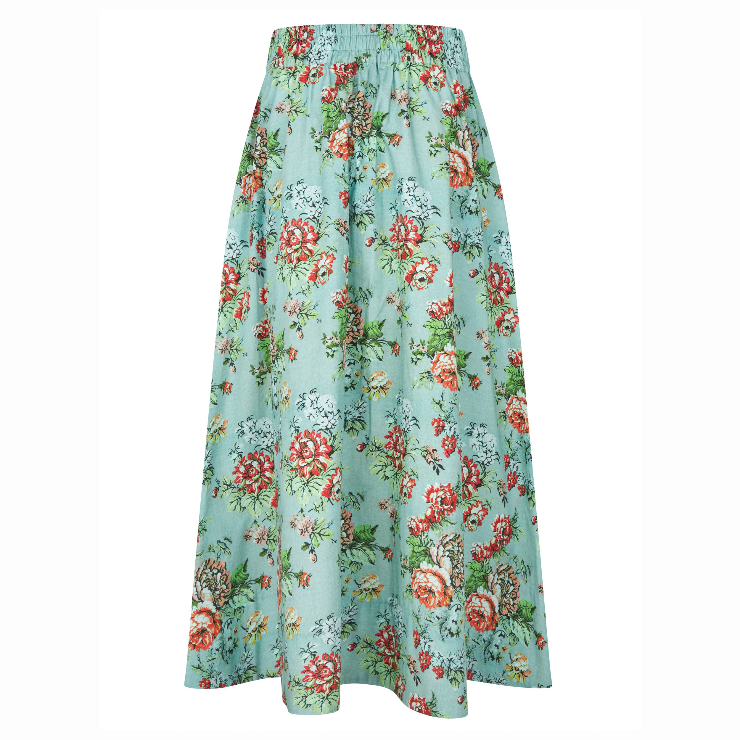 Tapis Noir Cate Cotton Skirt - Green Skirt Grøn