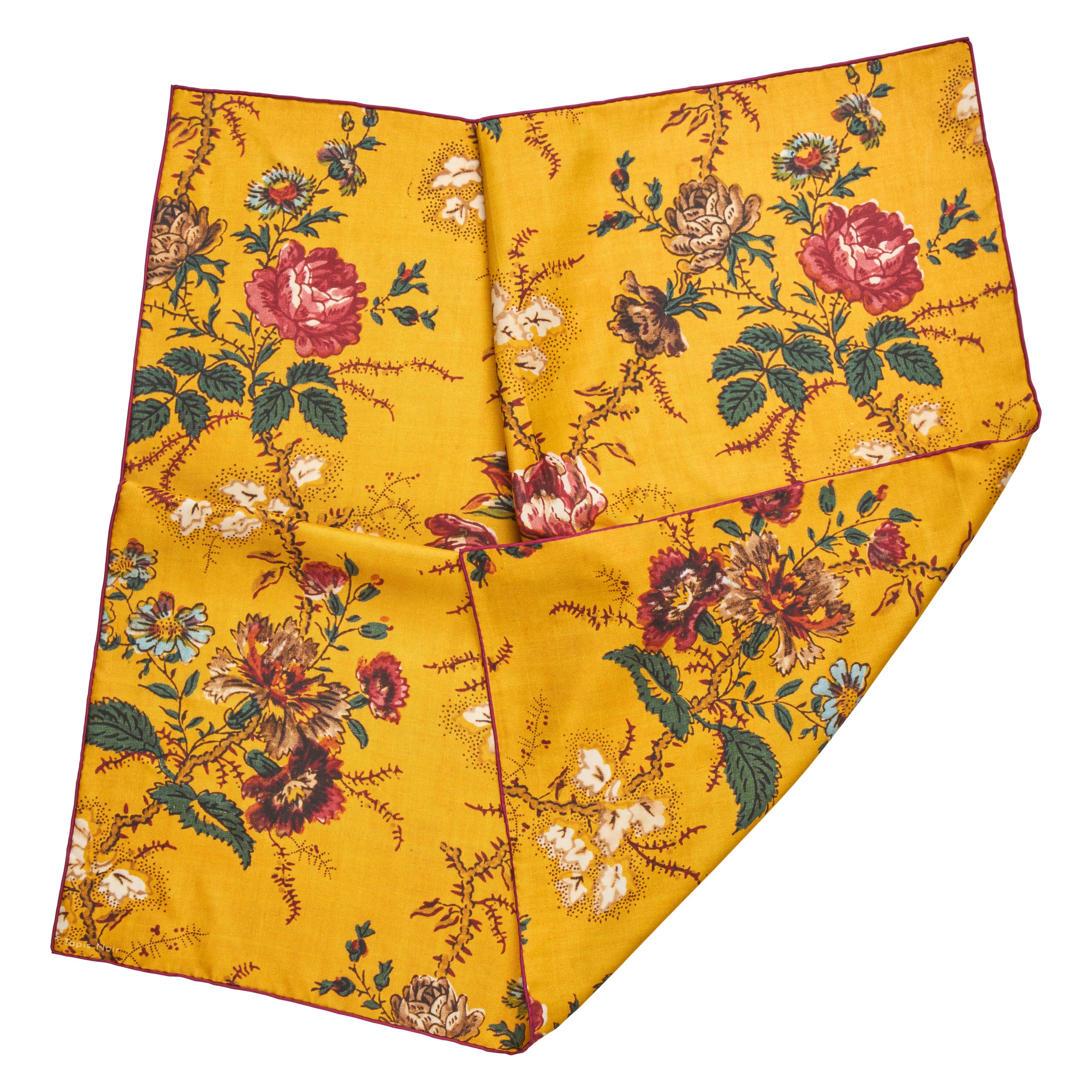 Tapis Noir Klassisk Lille Elena Tørklæde Classical Small Gul