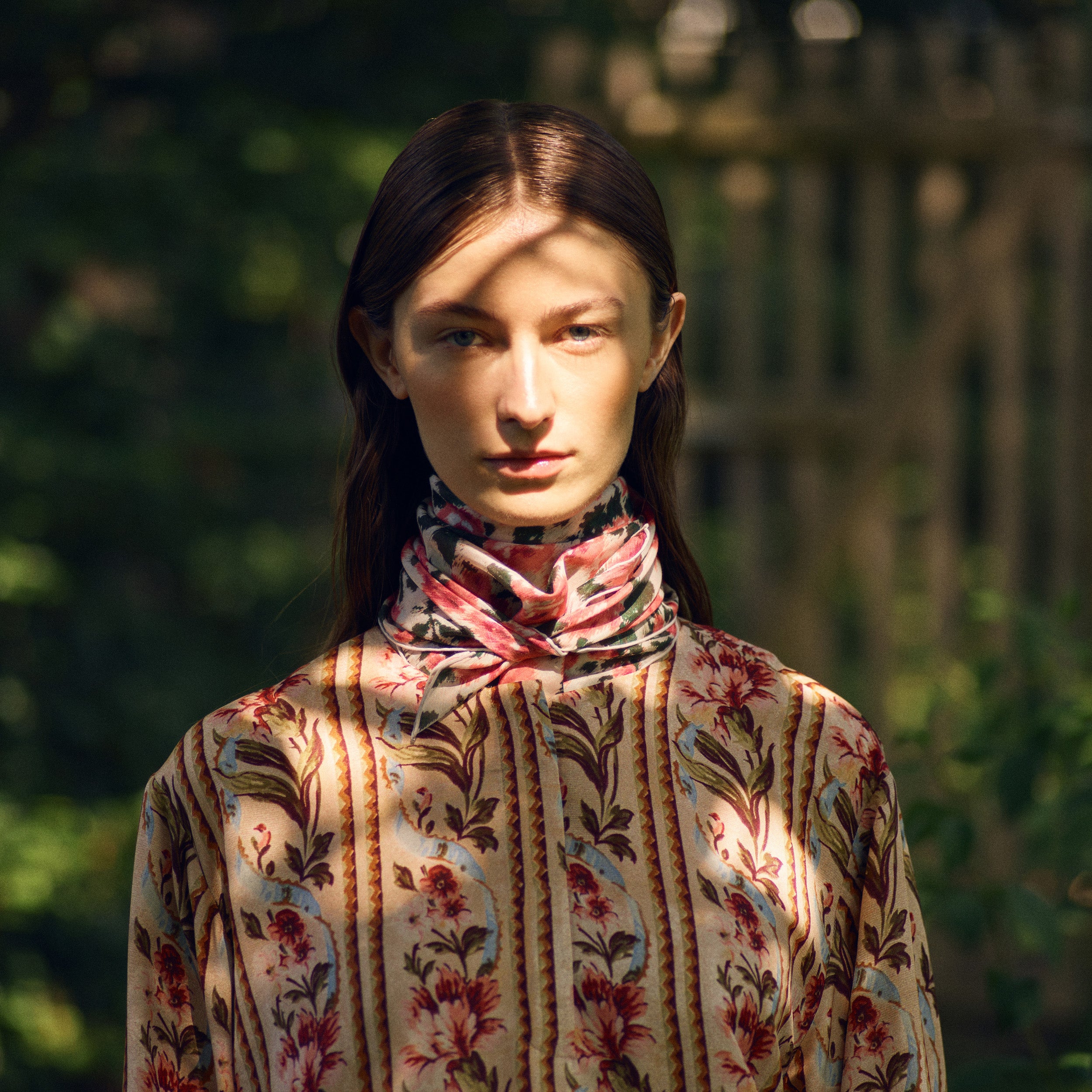 Tapis Noir Danielle Silk Top - Stripe Top Guld