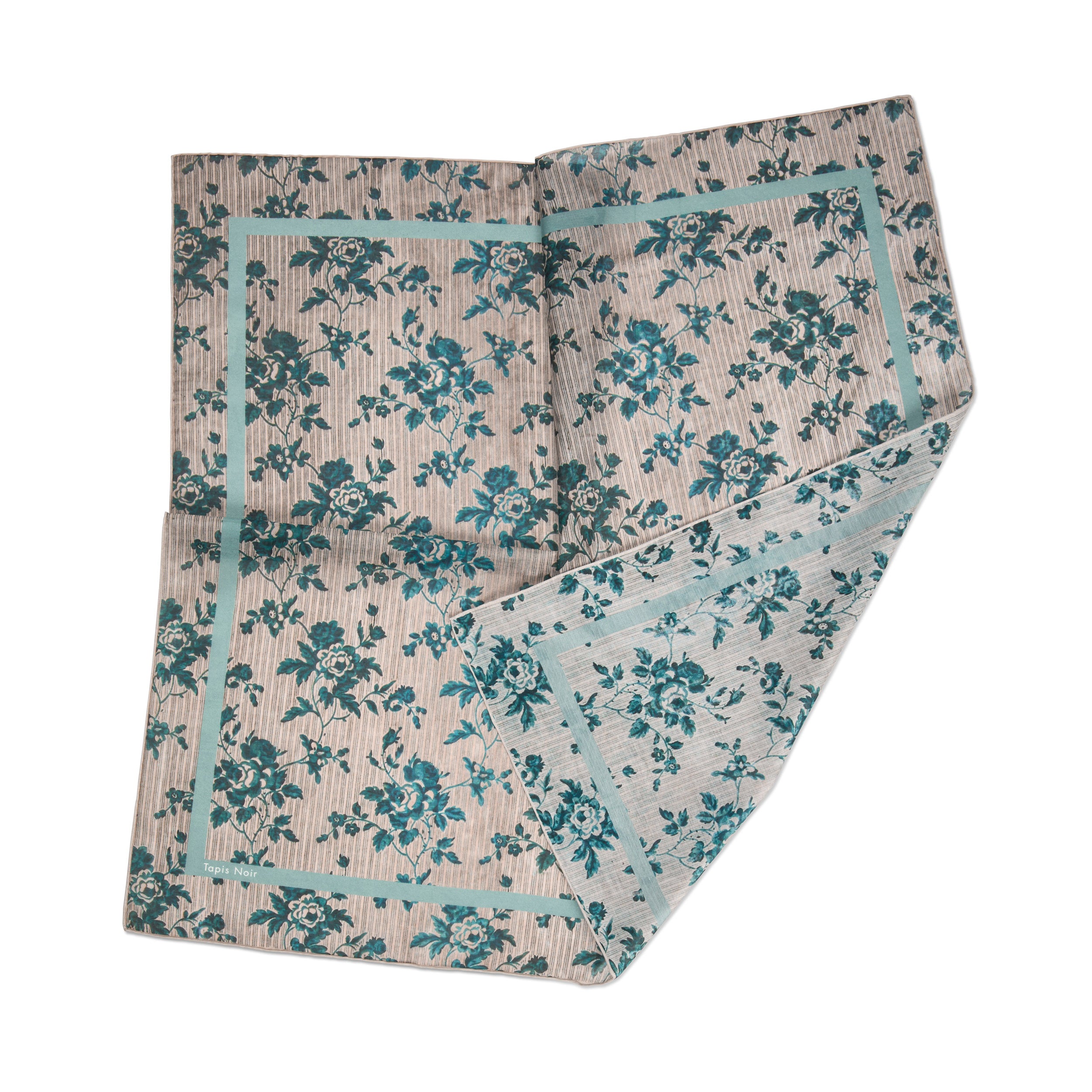 Tapis Noir Let Blåt Stribet Tørklæde Light Mørkeblå