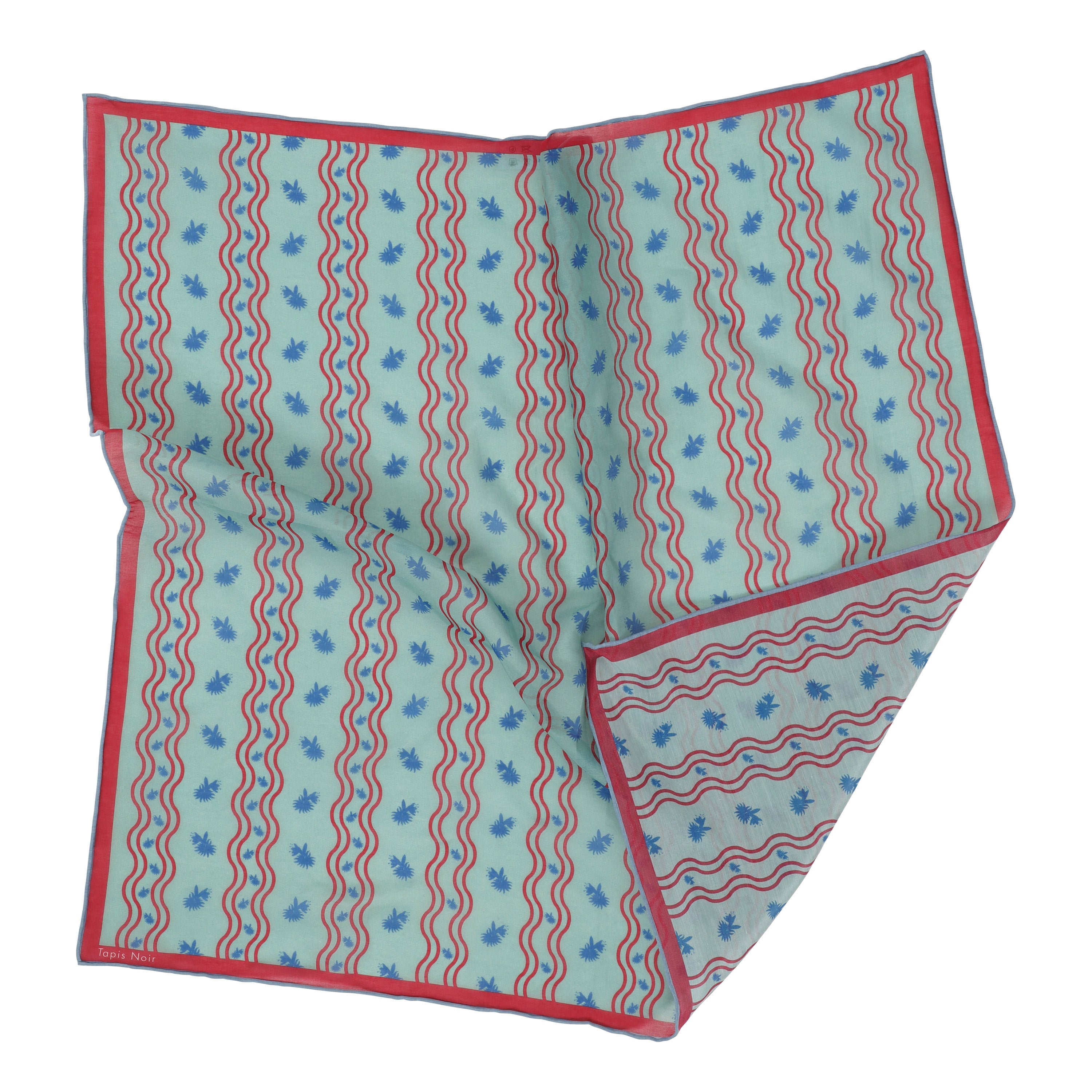 Tapis Noir Let Pistache Stribet Tørklæde Light Stribet