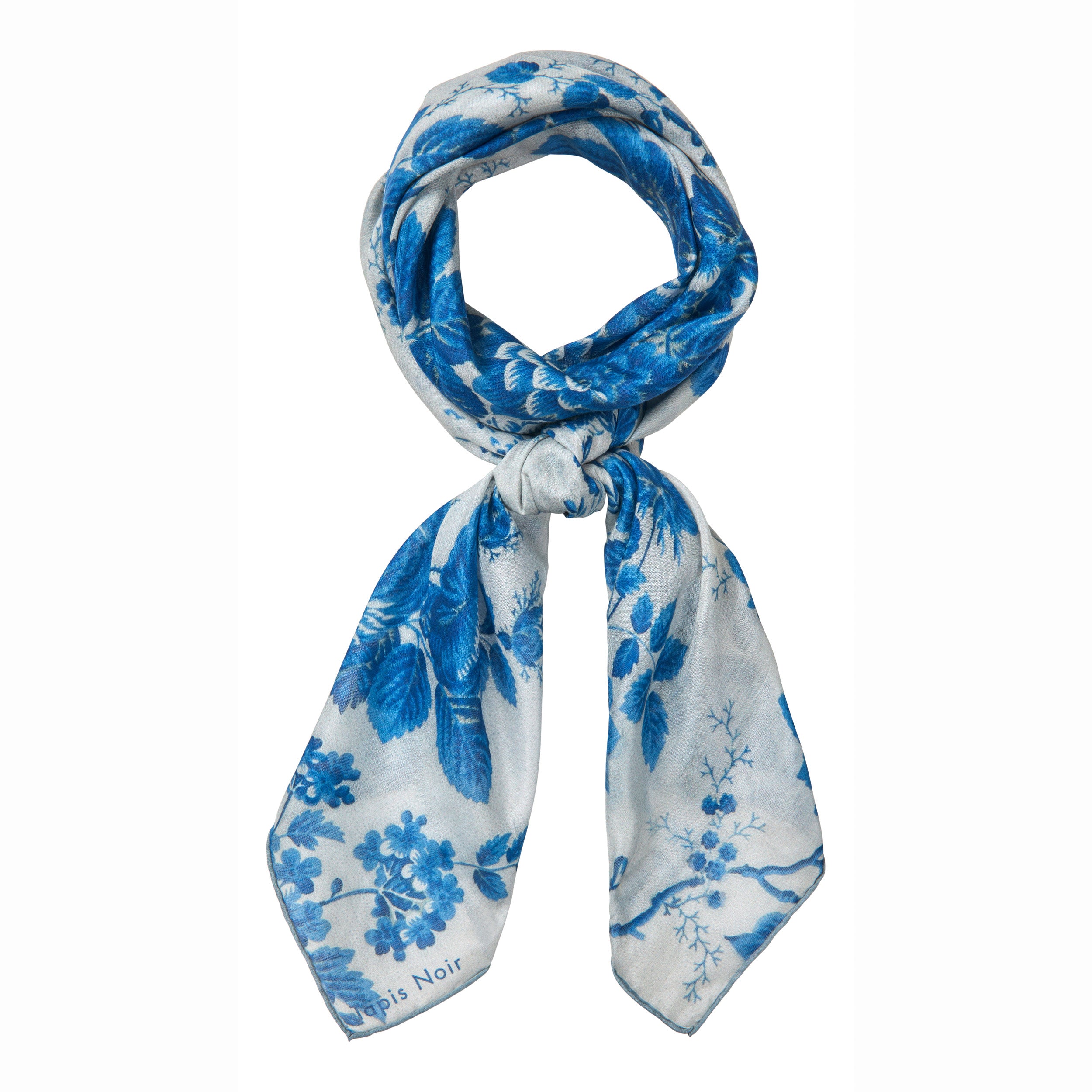 Tapis Noir Stort Let Gult Tørklæde Light (85x85cm) Mørkeblå