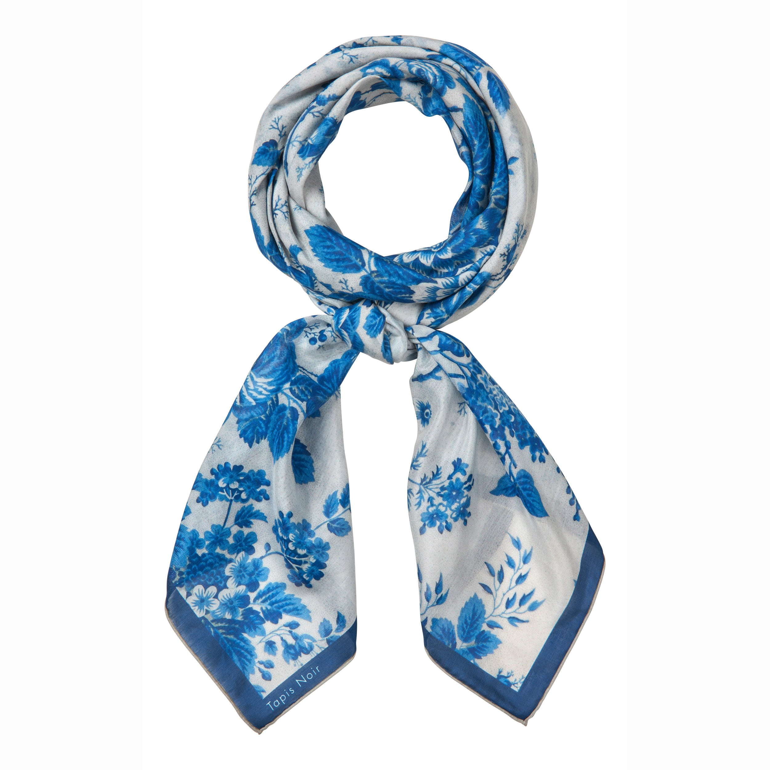 Tapis Noir Stort Let Gult Tørklæde Light Large (120x120cm) Mørkeblå