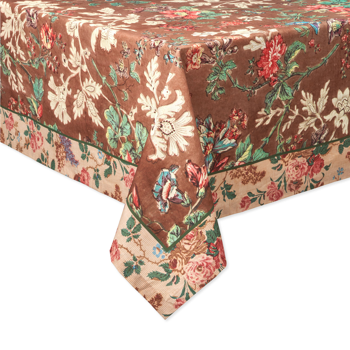Tapis Noir 140x140cm - Dug Gladys Tablecloth Brun