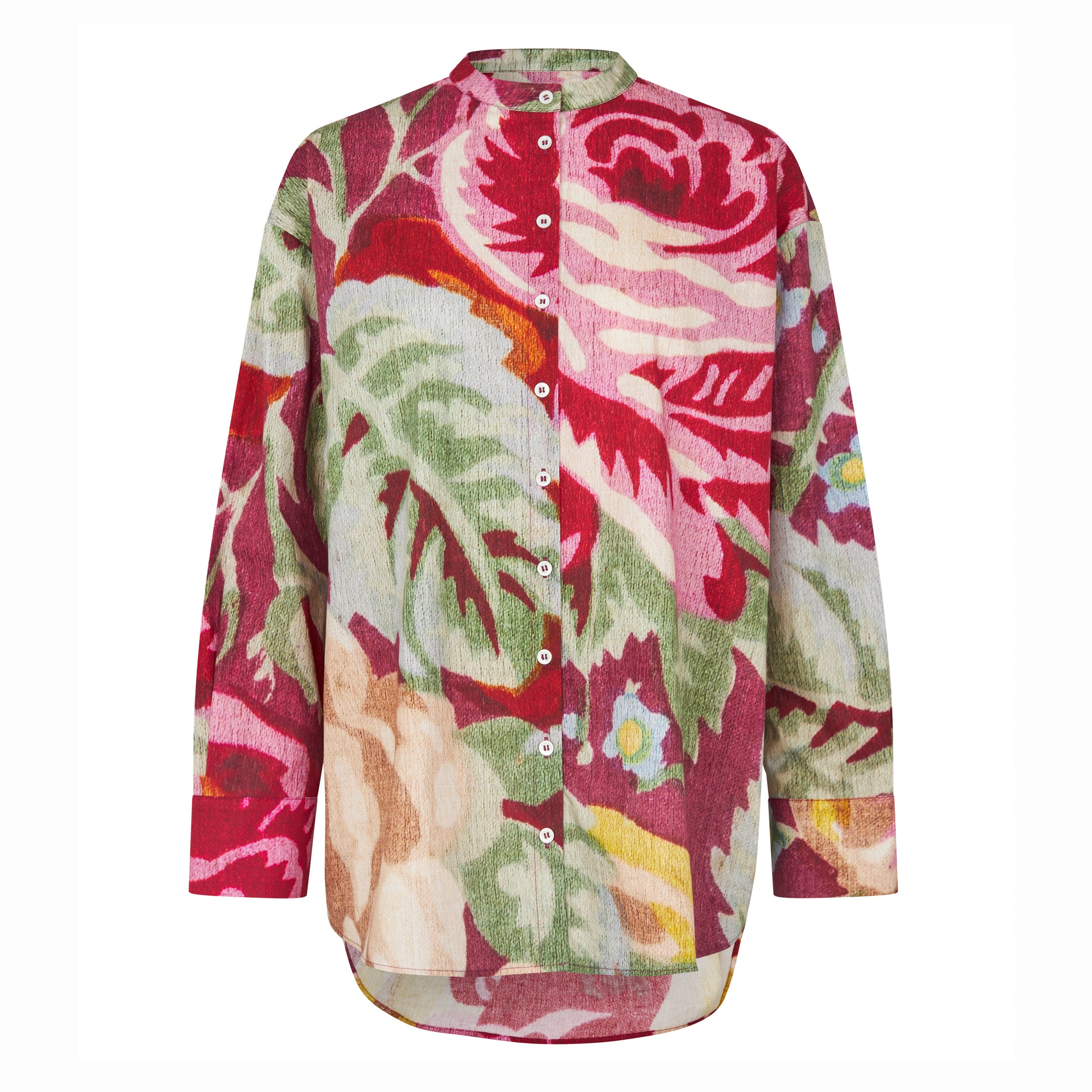 Tapis Noir Celina Cotton Shirt - Purple Shirt Purple