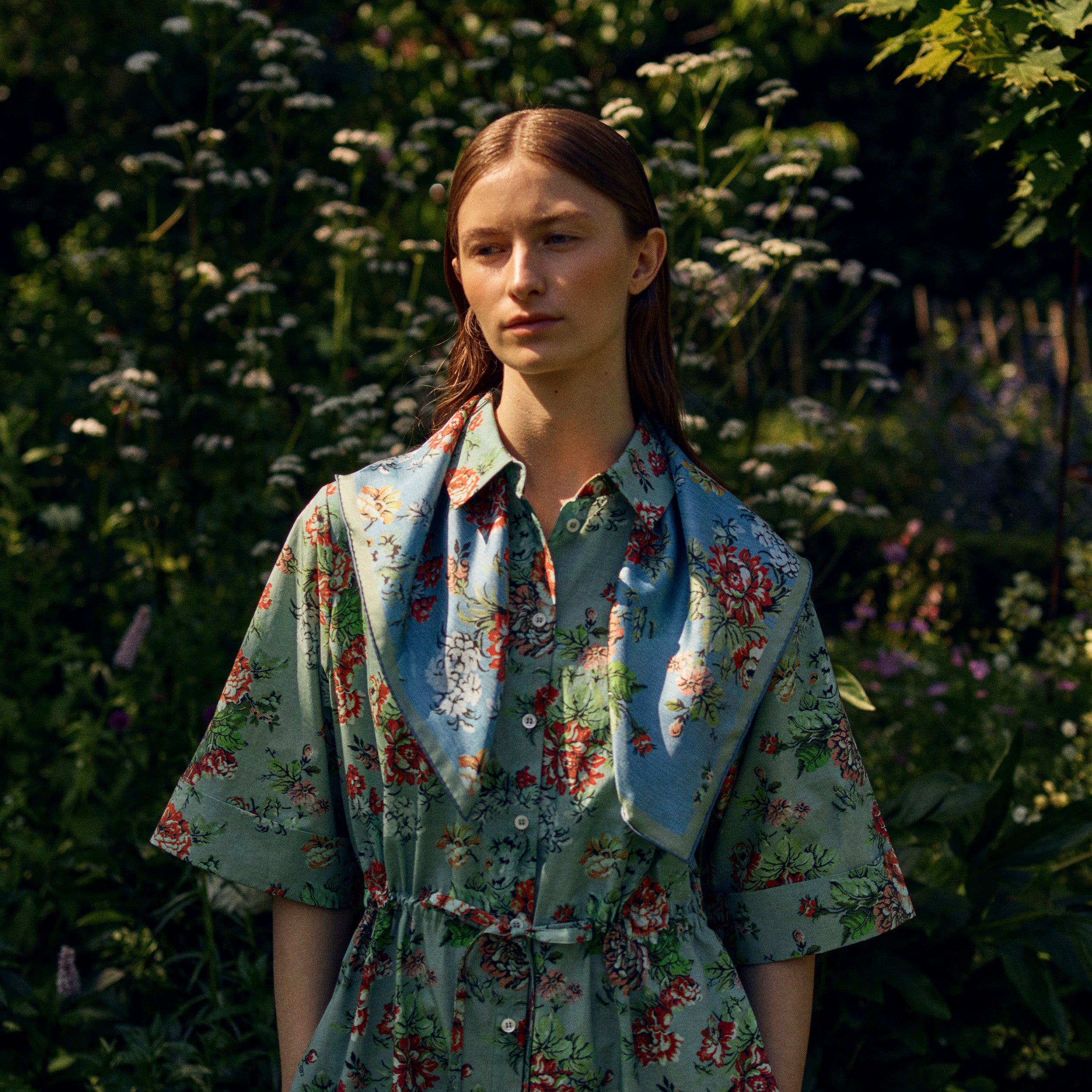 Tapis Noir Classical Small Elisabeth Scarf Classical Small Mørkeblå