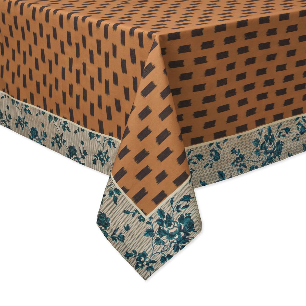 Tapis Noir Dug Gwen - 140x140cm Tablecloth Brun