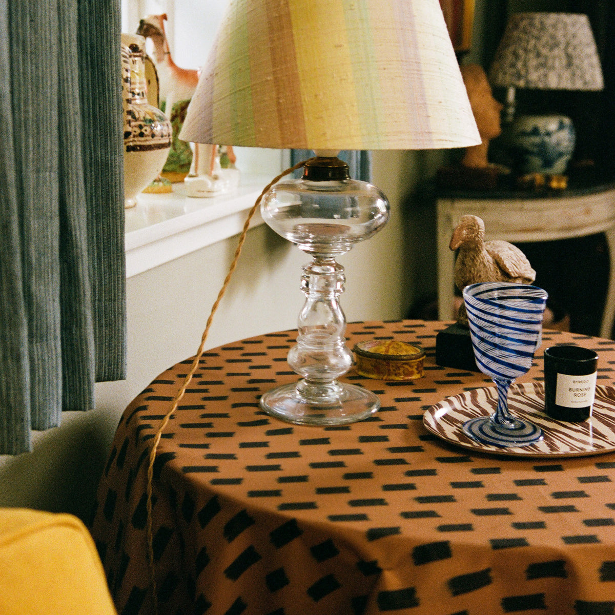 Tapis Noir Dug Gwen - 140x295cm Tablecloth Brun