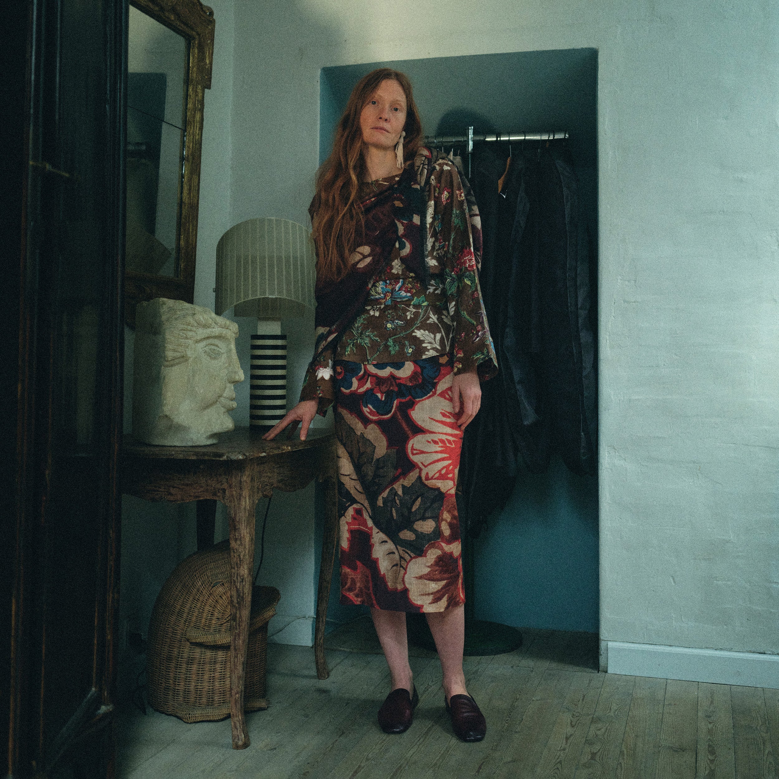 Tapis Noir Fawn Uld Nederdel - Rød Skirt Rød