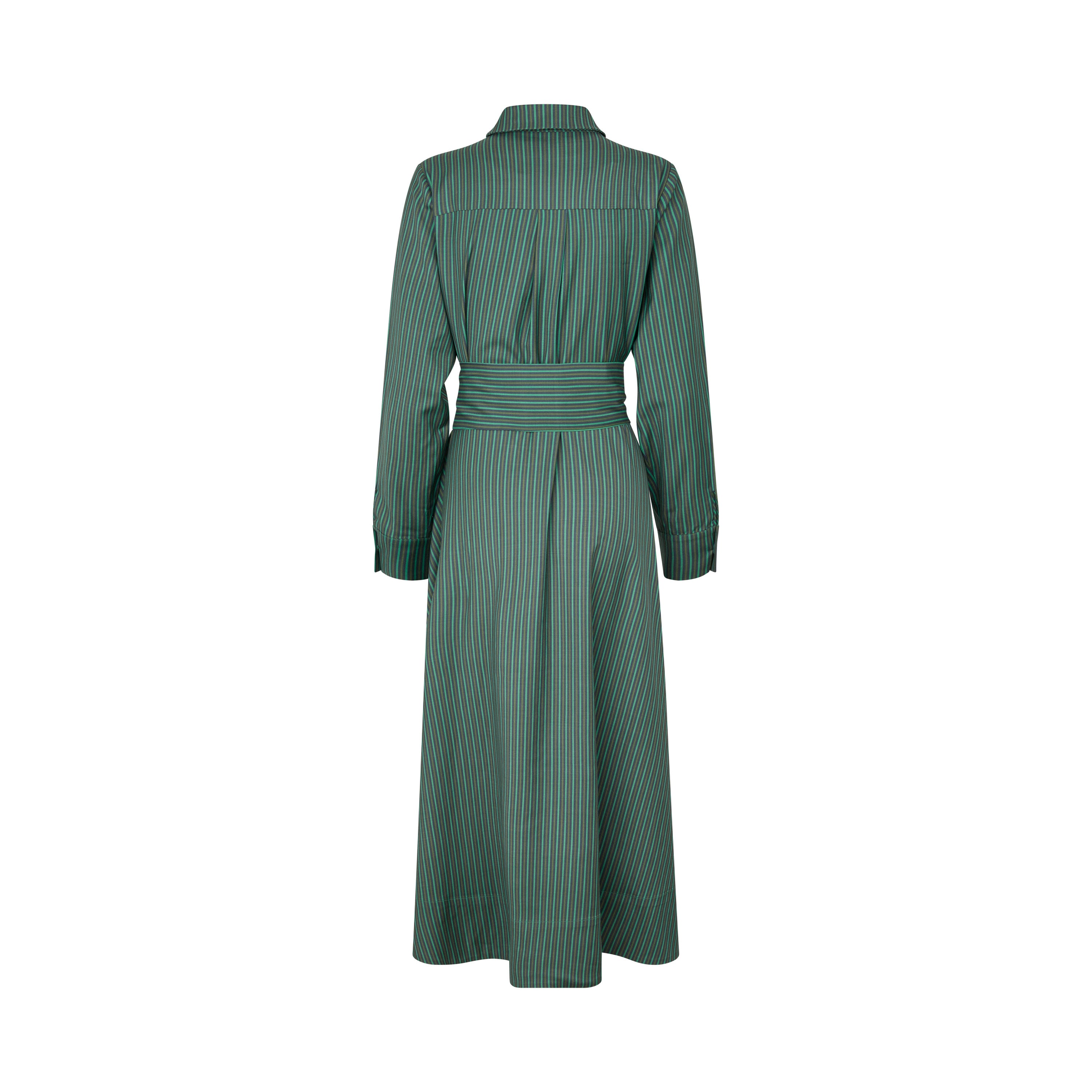 Tapis Noir Florence Uld Kjole - Grøn Dress Grøn