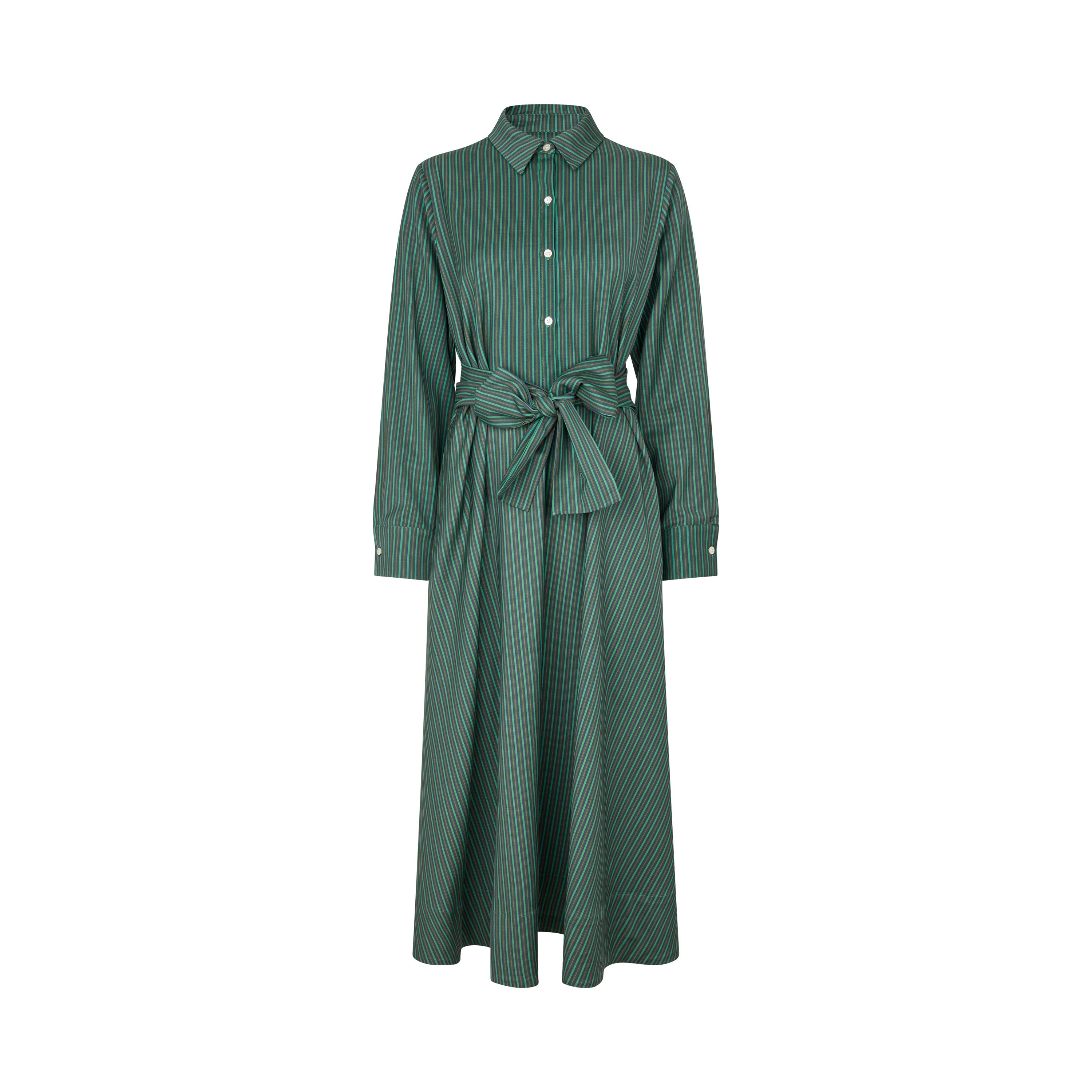 Tapis Noir Florence Uld Kjole - Grøn Dress Grøn