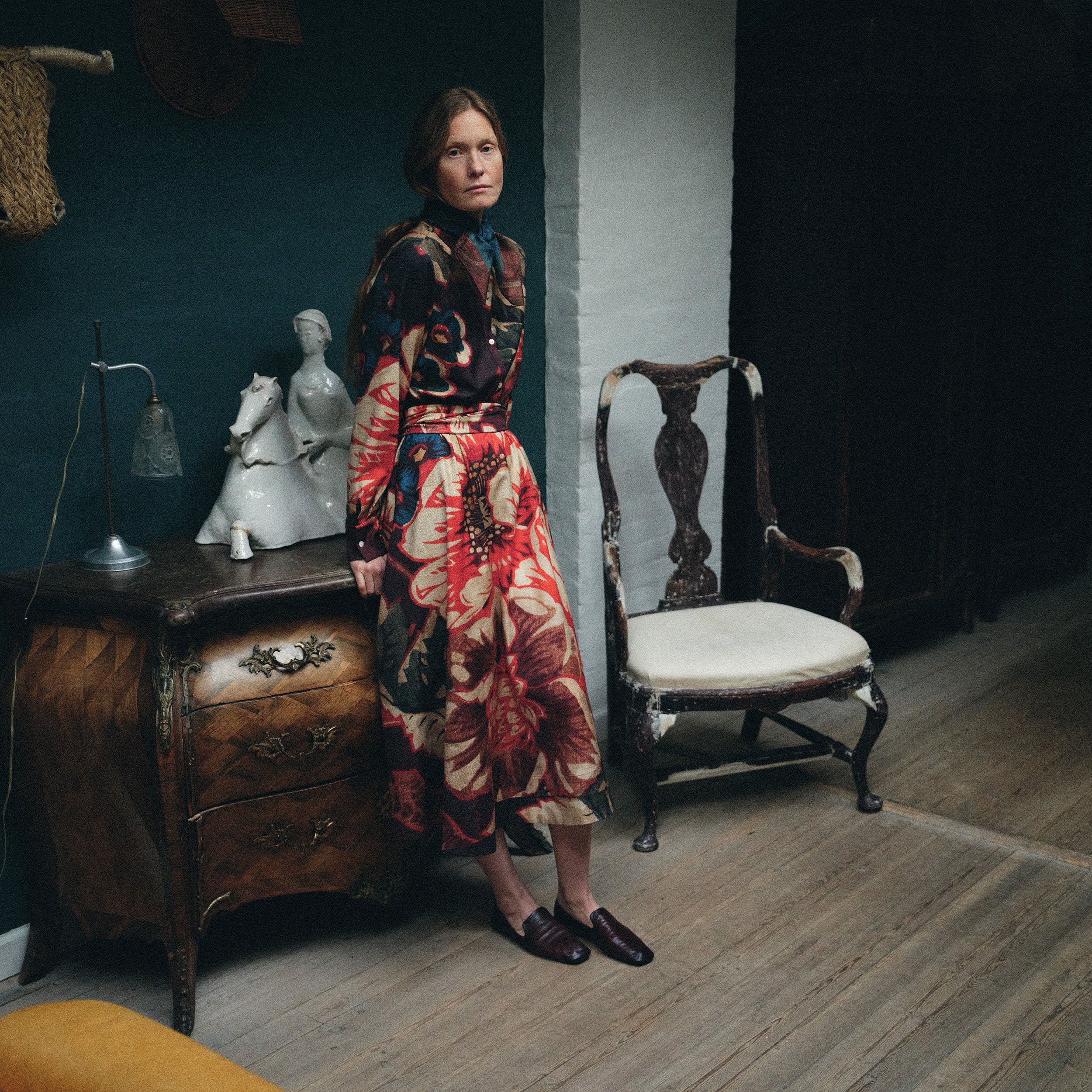 Tapis Noir Florence Uld Kjole - Rød Dress Rød