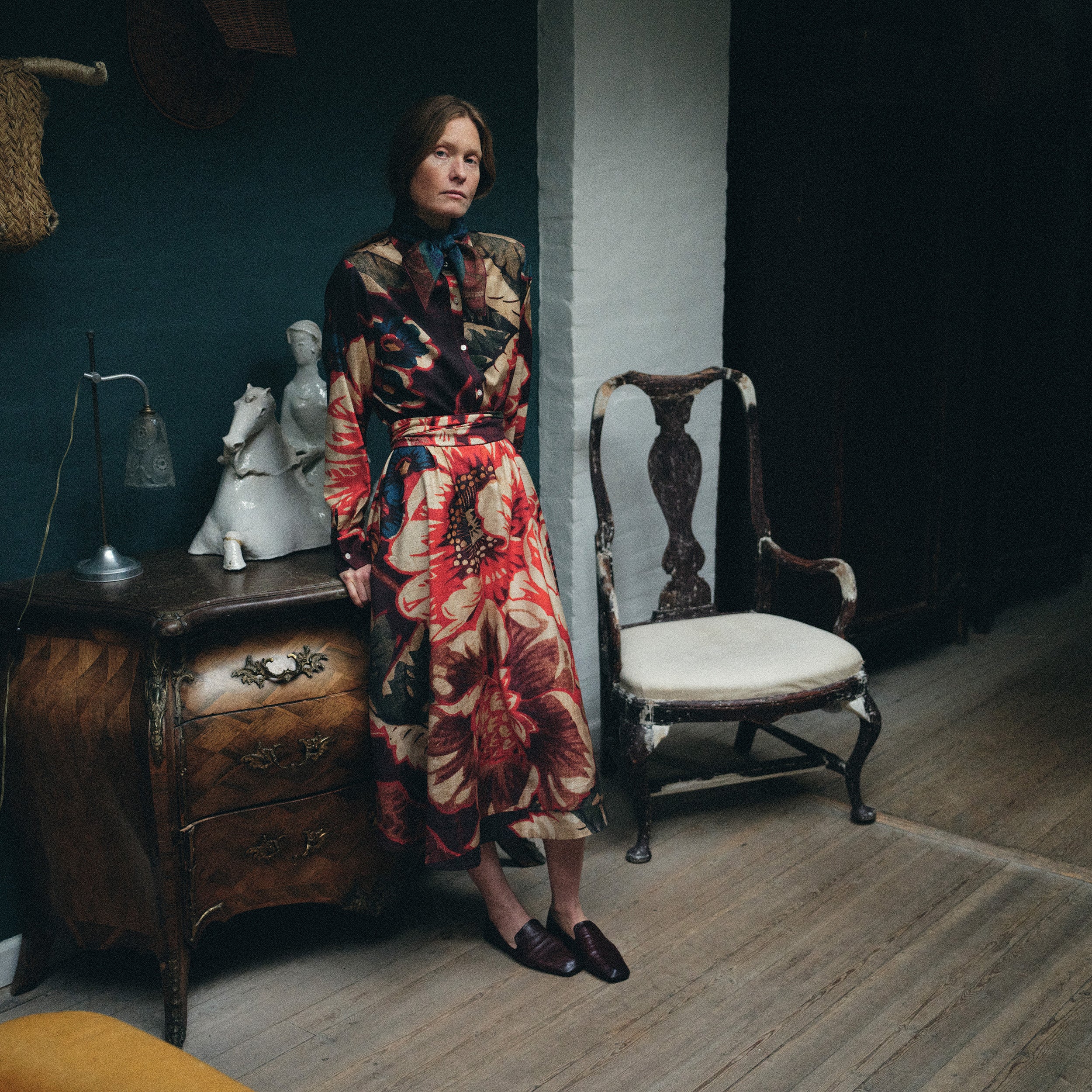 Tapis Noir Florence Uld Kjole - Rød Dress Rød