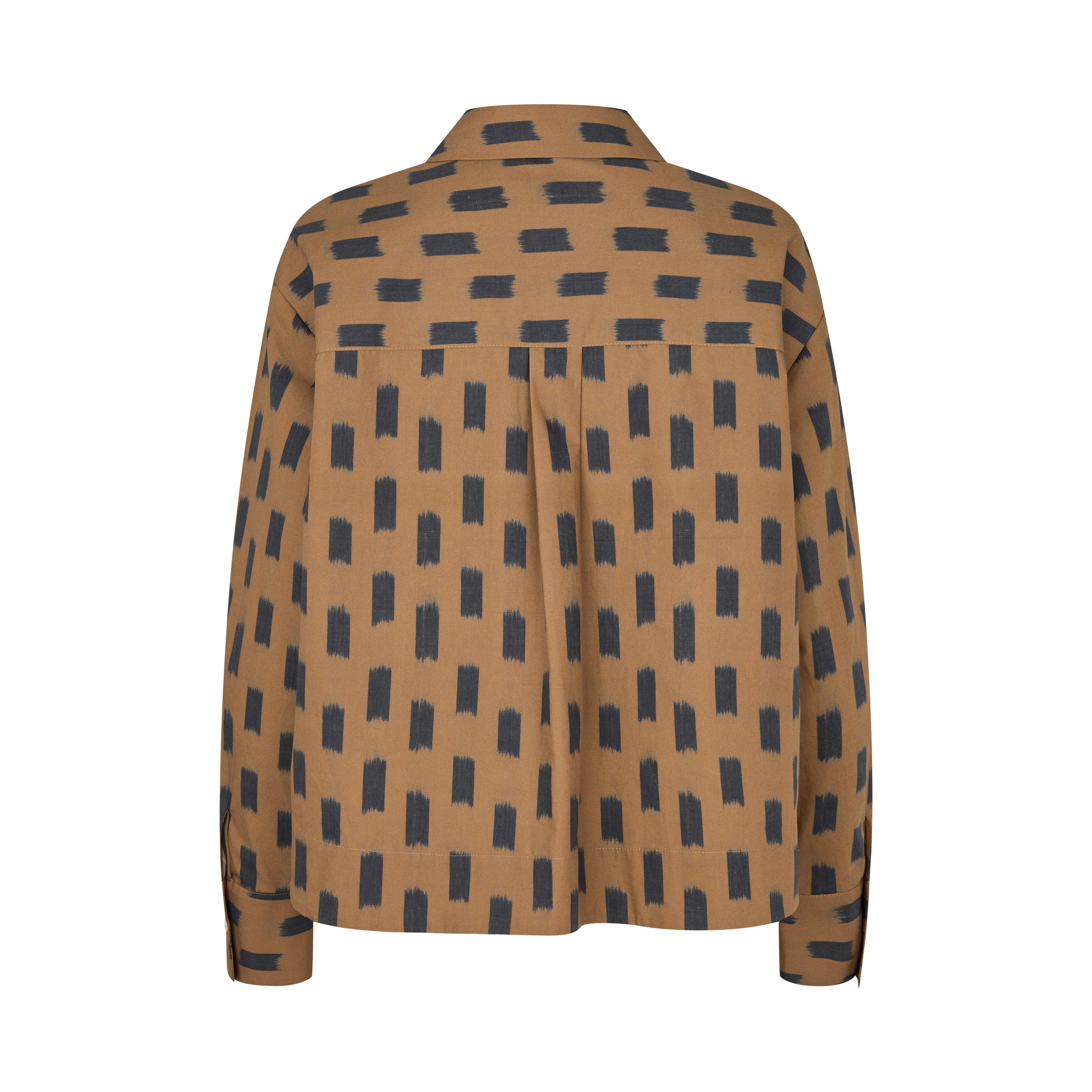 Tapis Noir Frances Cotton Shirt - Camel Shirt Beige
