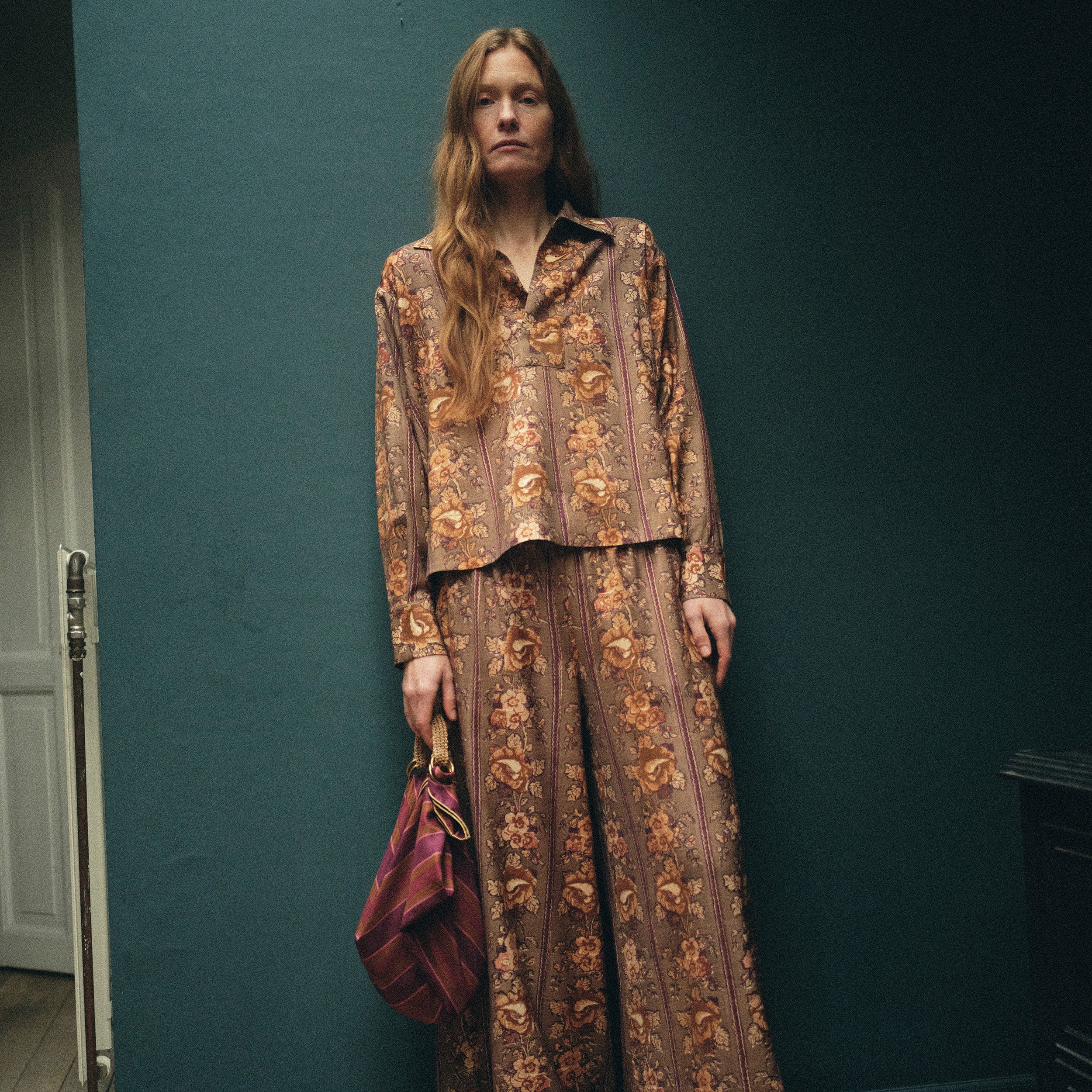 Tapis Noir Francisca Uld Skjorte - Taupe Shirt Beige