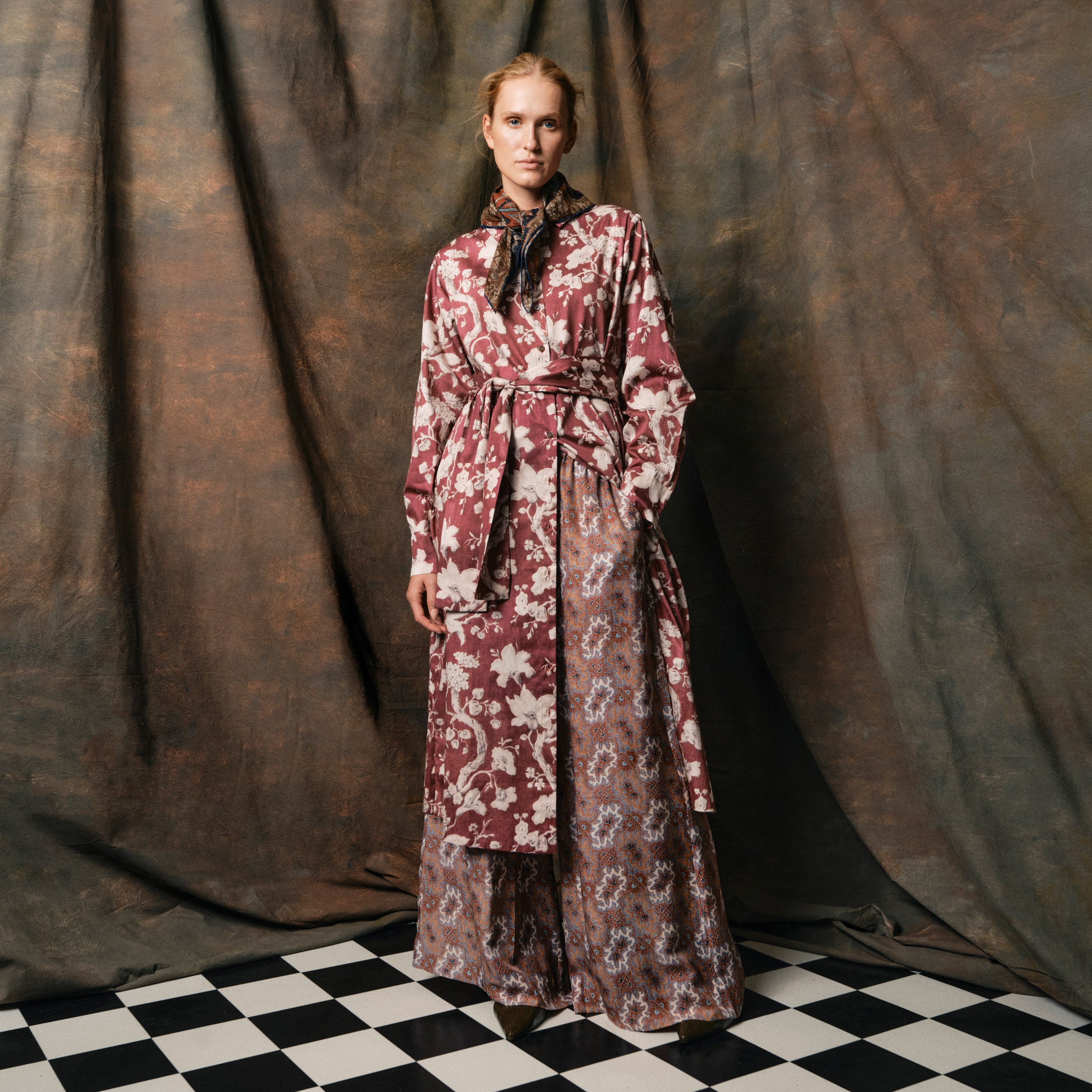 Tapis Noir Let Dorothy Tørklæde Light Rød