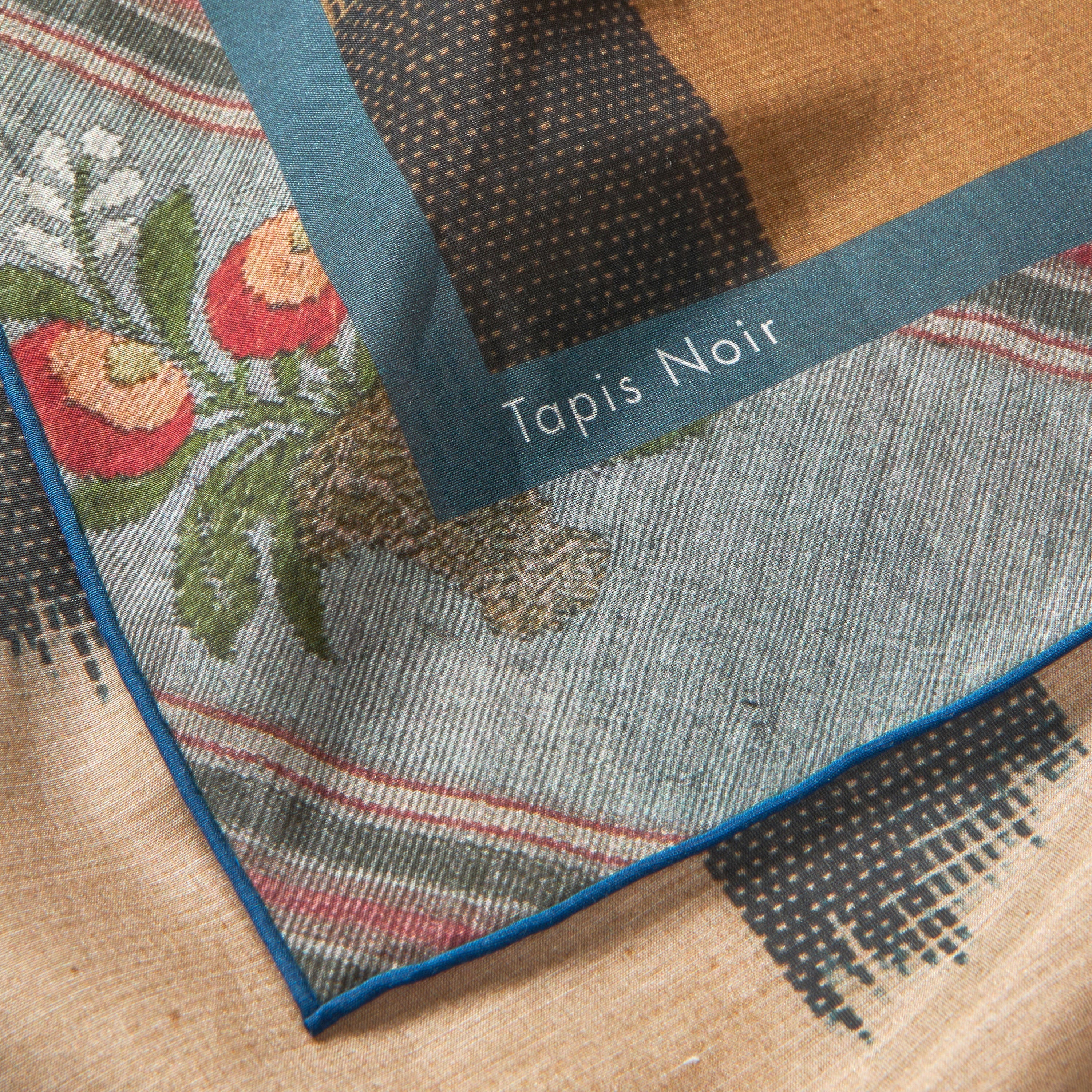 Tapis Noir Let Småt Gwen Tørklæde Light Small (67x67cm) Beige