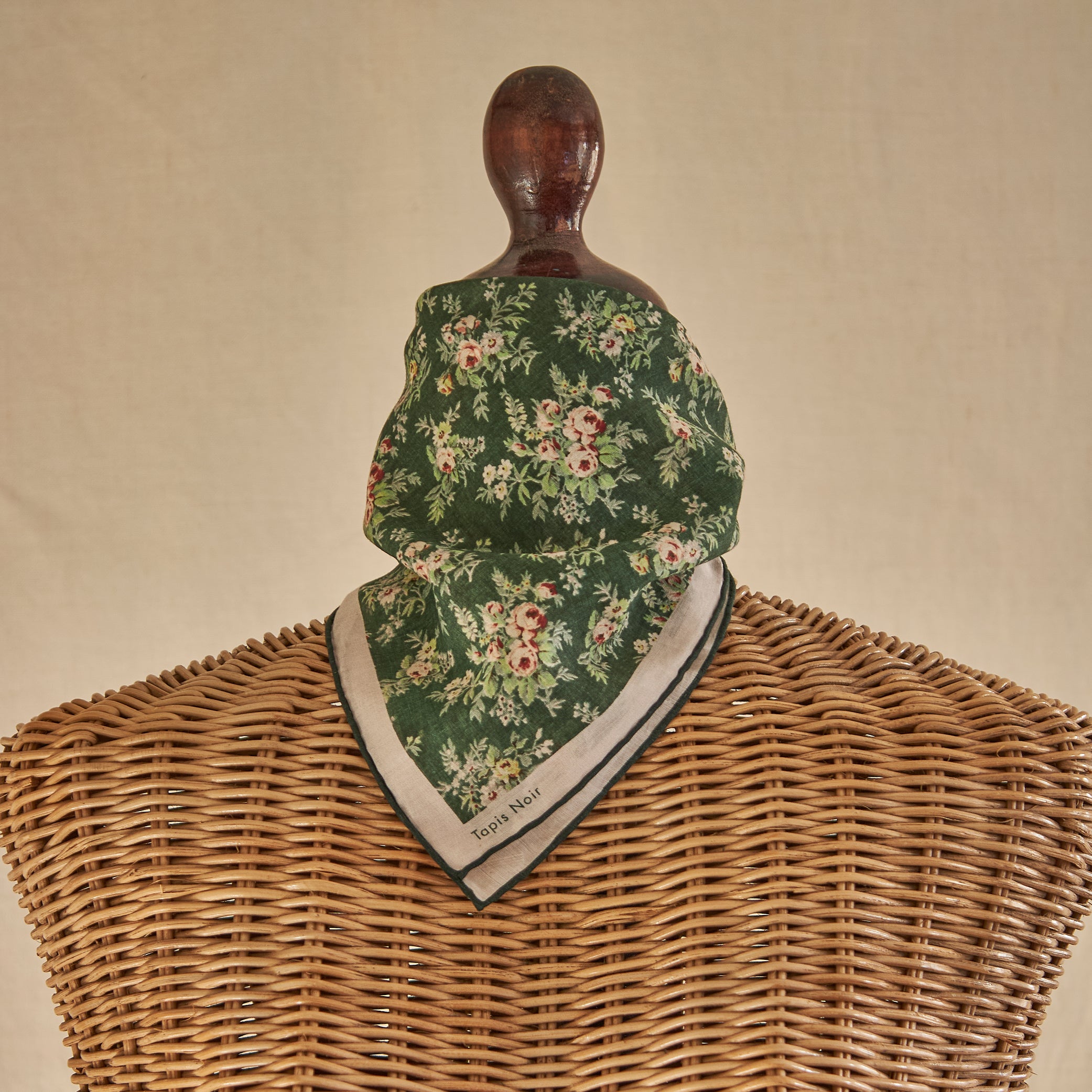 Tapis Noir Lommetørklæde Darcy Handkerchief Grøn