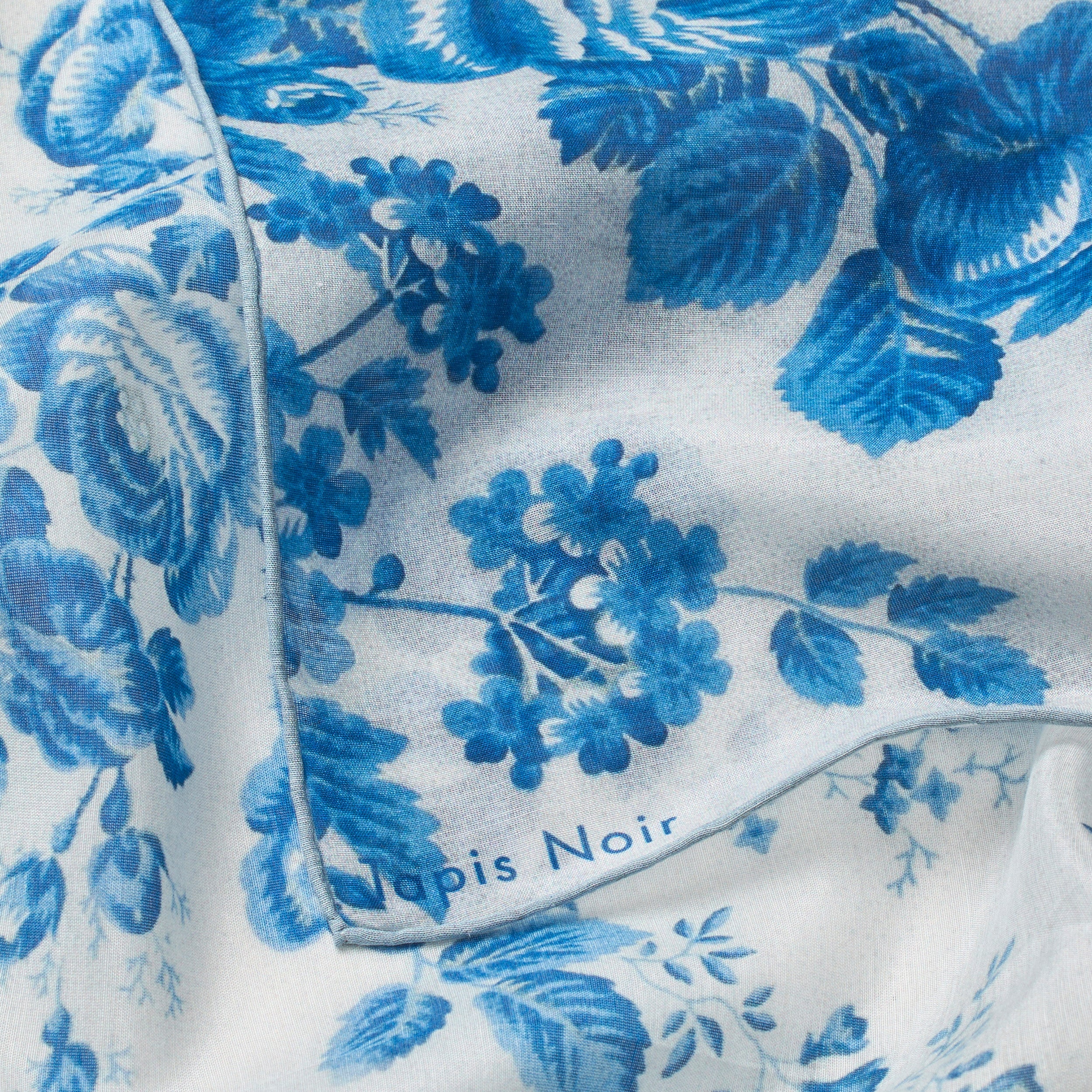 Tapis Noir Stort Let Gult Tørklæde Light (85x85cm) Mørkeblå