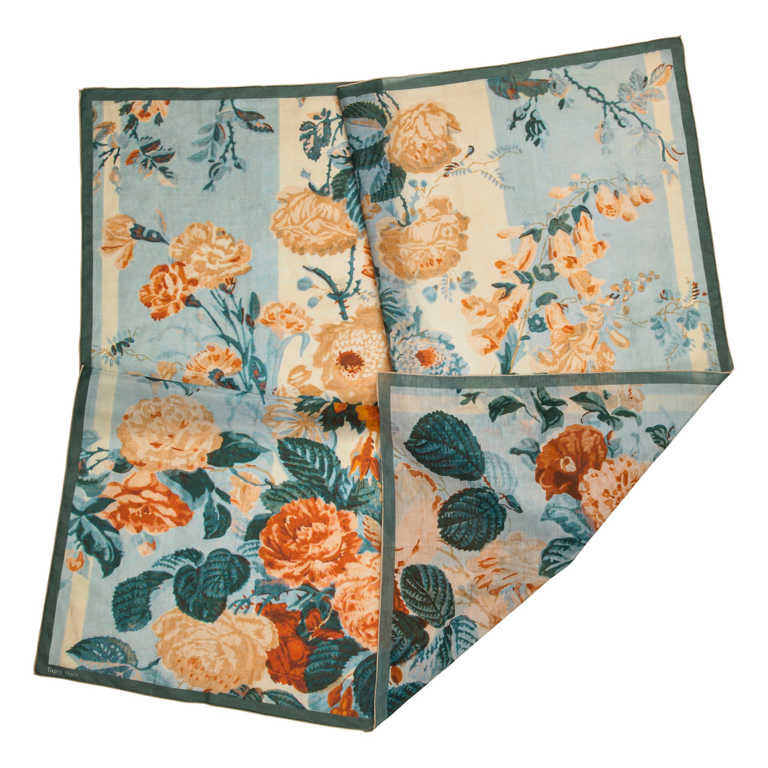 Tapis Noir Stort Let Gult Tørklæde Light (85x85cm) Mørkeblå