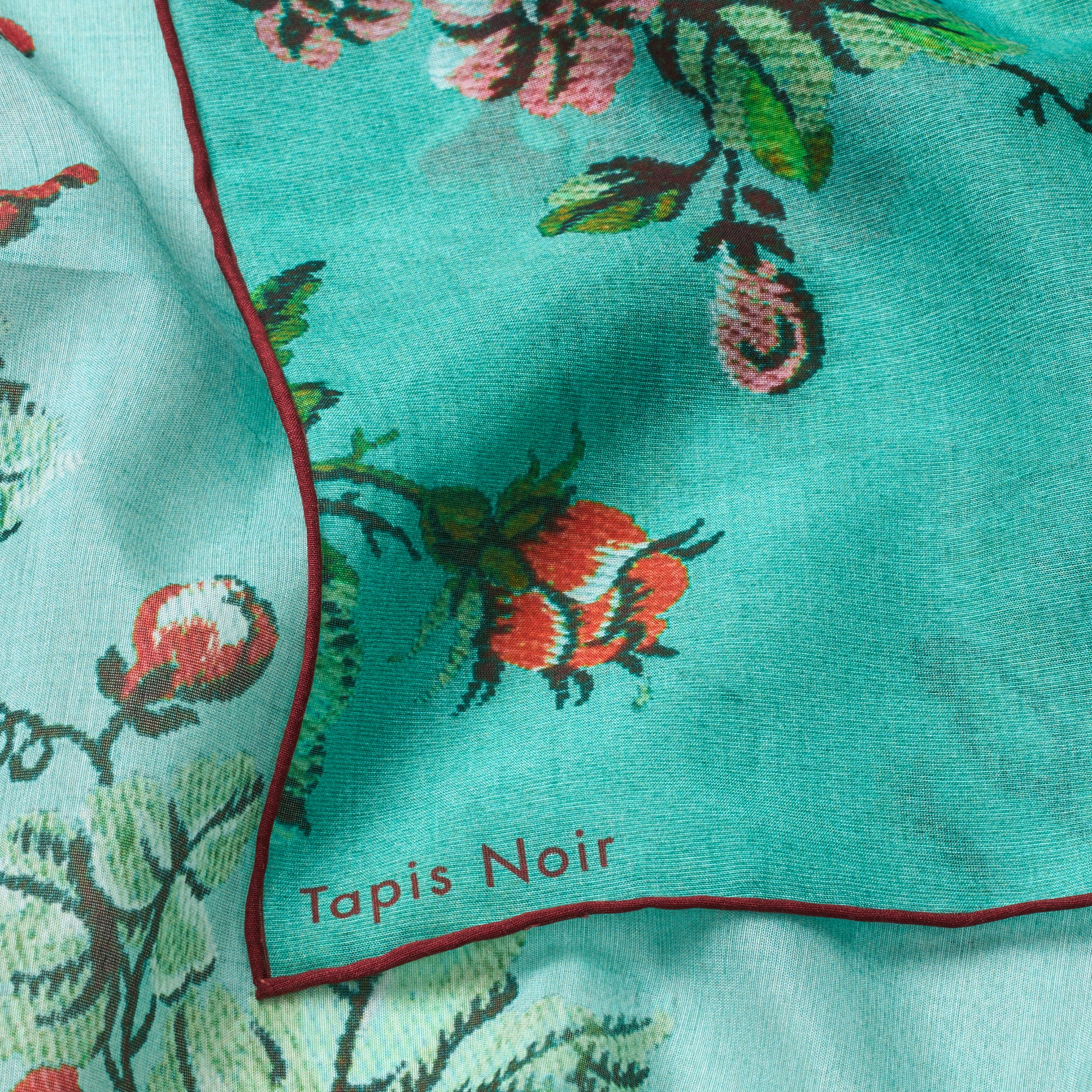 Tapis Noir Stort Let Gult Tørklæde Light (85x85cm) Grøn