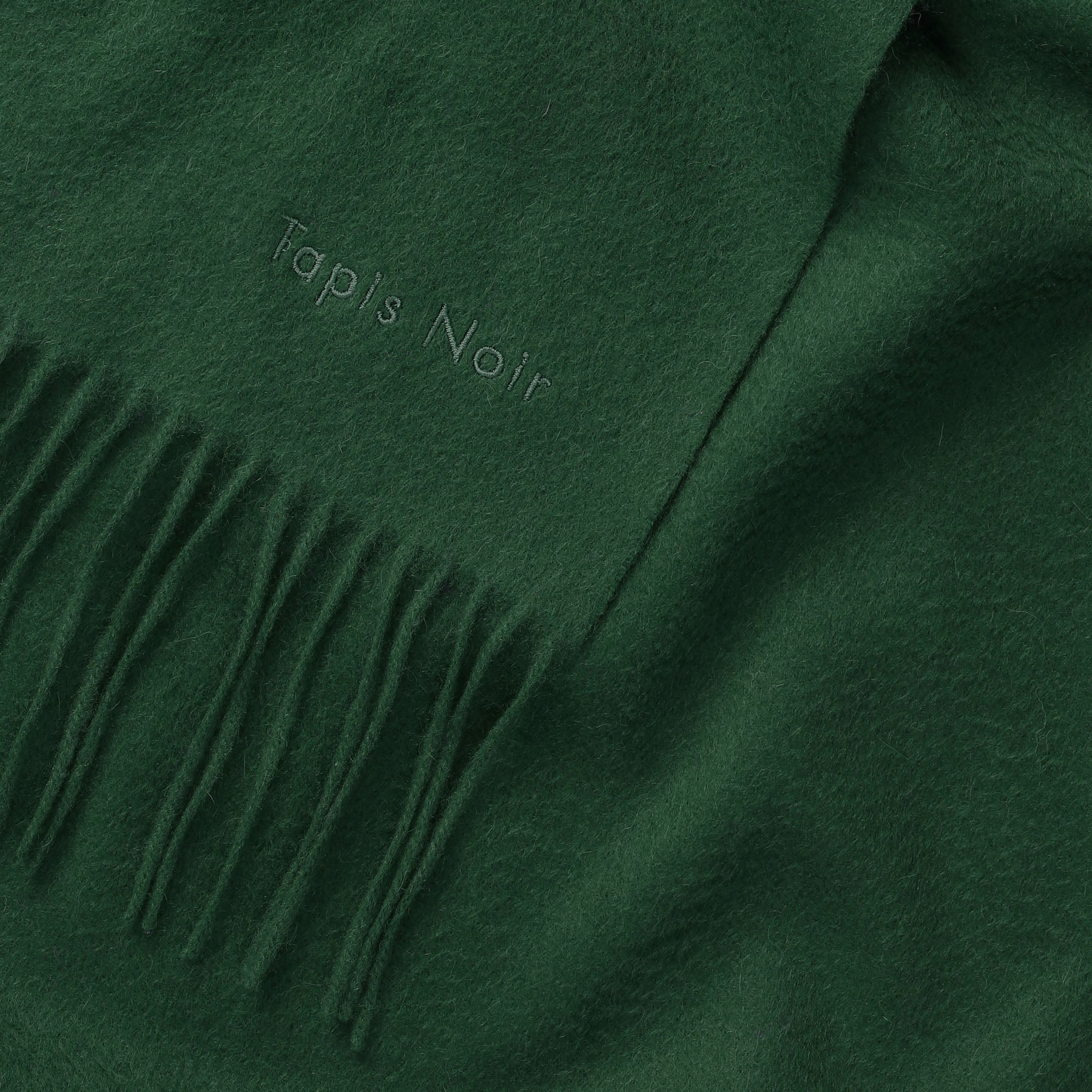 Tapis Noir Uldtørklæde Wool Mørkegrøn