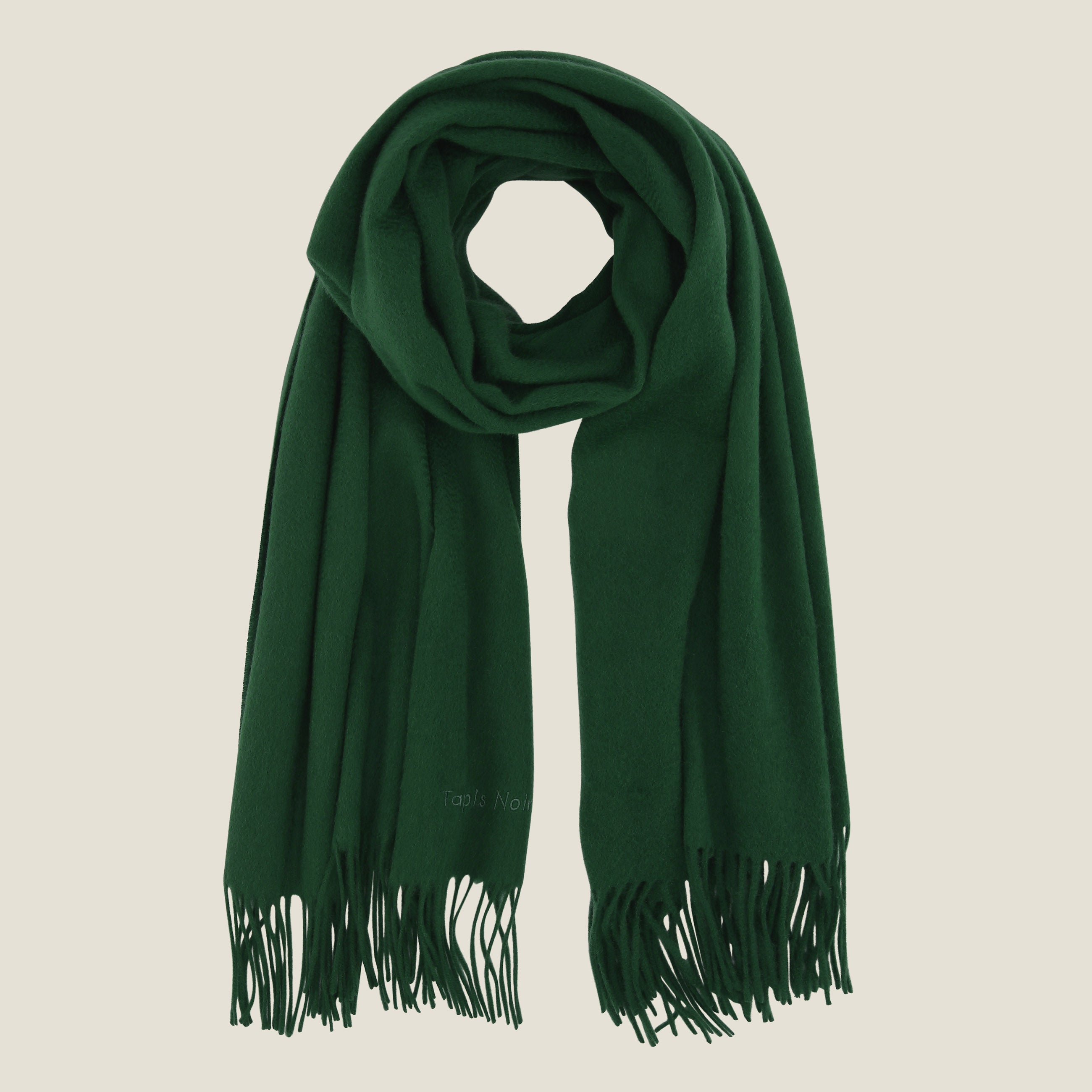 Tapis Noir Uldtørklæde Wool Mørkegrøn